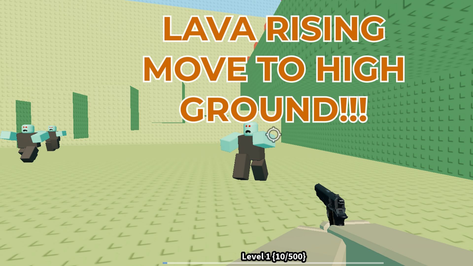 Kill zombies to get cash (Image via Roblox)